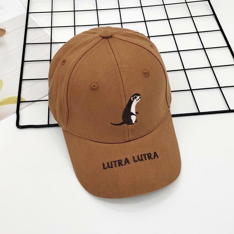 Mũ Lưỡi Trai Thêu Hình Động Vật Dễ Thương Cho Bé