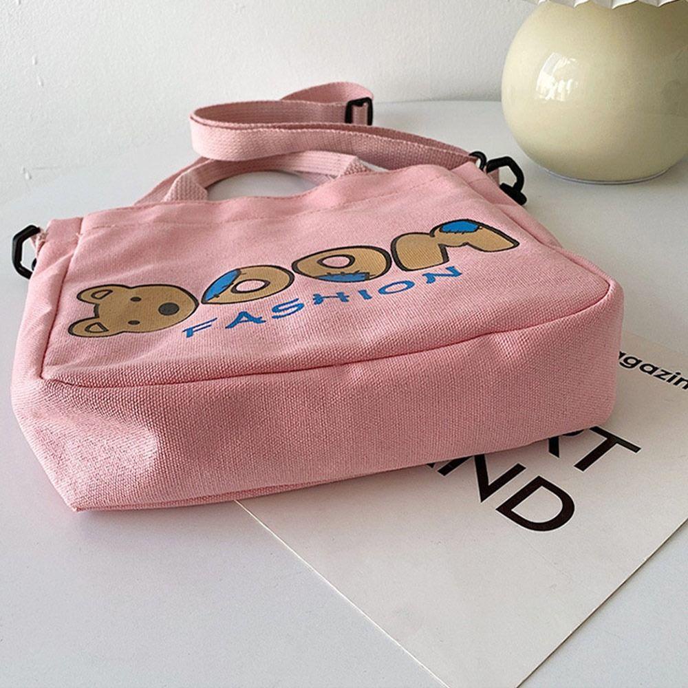 PINEVN Túi Xách Đeo Vai Cỡ Lớn In Hoạt Hình Dễ Thương Cho Học Sinh