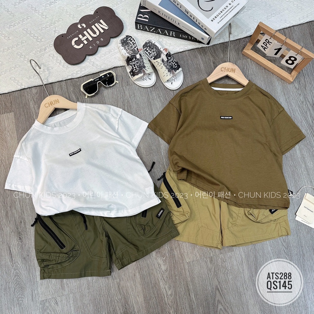 ATS288 - ÁO pull chỉ ngược tag MSEK SEANS RAW cho Bé