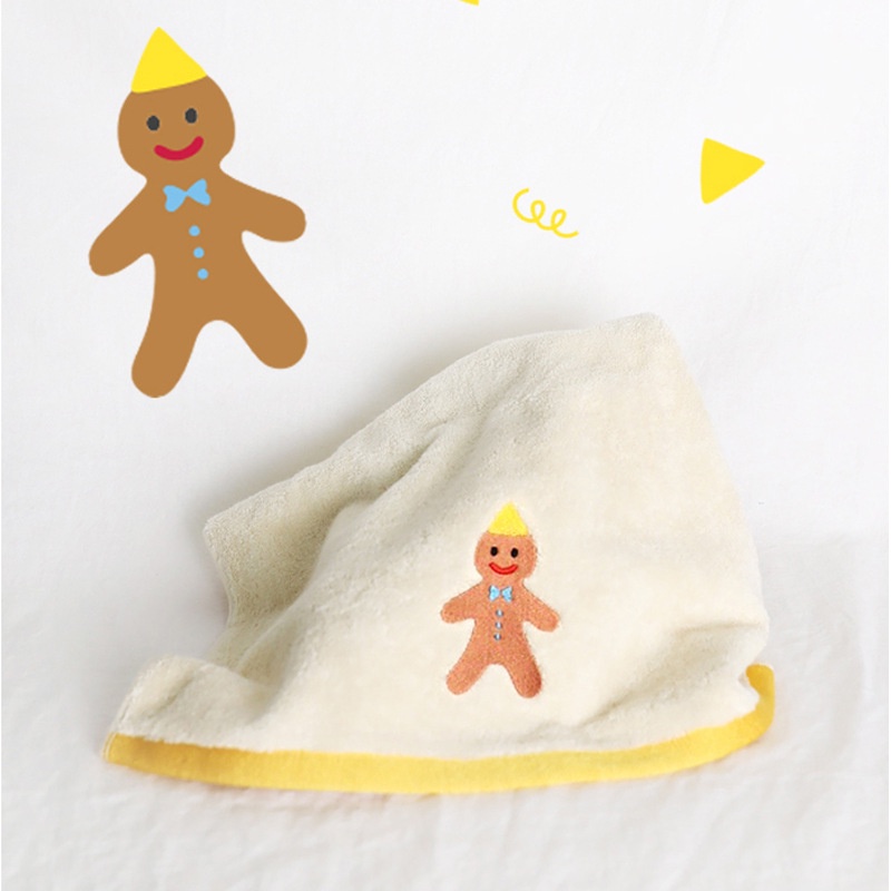 TEDDYBEAR🐻FREE Thêu Tên🤎 Khăn Mặt Thêu Hoạ Tiết Dễ Thương 40x25cm100% Cotton Cho Bé Đi Học Chống Lạc Mất