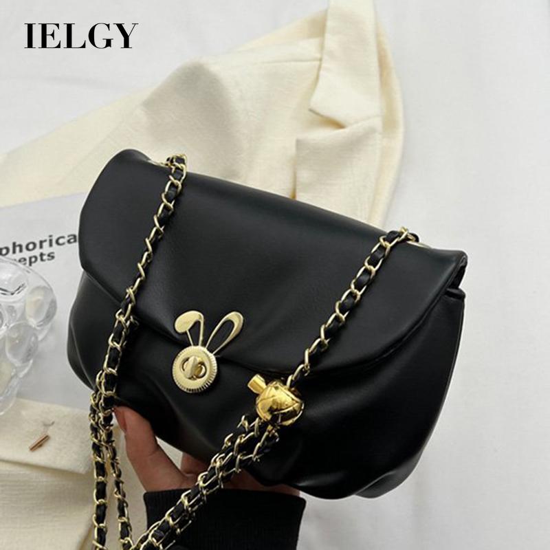 Túi Đeo Vai Màu Kẹo Phối Dây Xích Đơn Giản Thời Trang Cho Nữ