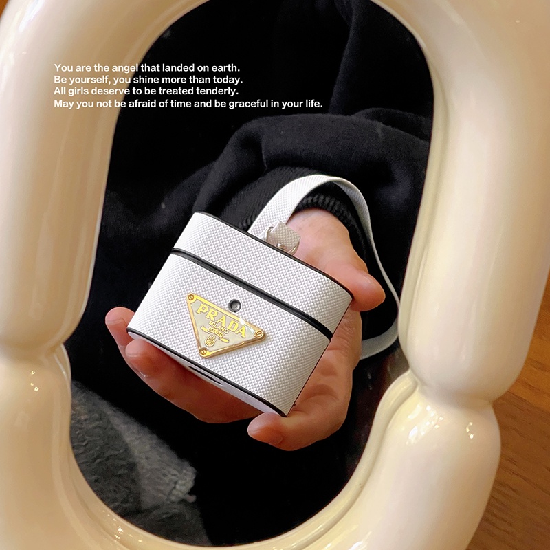 Luxury Brand Airpods Pro Airpods Pro3 1 Airpods2 Bluetooth Headset Protective Sleeve Phone Case for Apple Airpods Pro 2 Leather Sheath Tws Headset Protective Cover