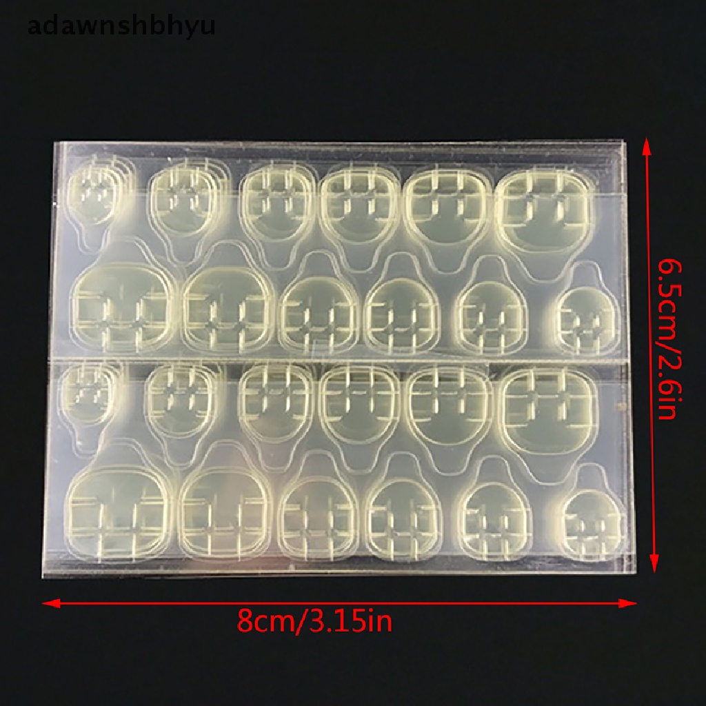 Set 240 Miếng Dán Móng Tay Giả Hai Mặt Bằng Acrylic DIY