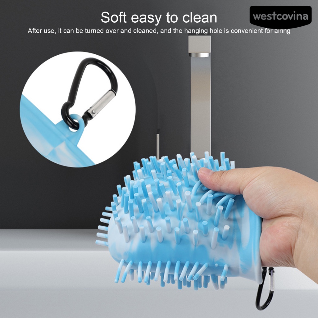 [COD]♝Bàn Chải Cao Su Mềm Vệ Sinh Móng Chân Cho Thú Cưng