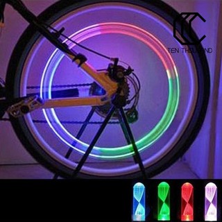 ❖1 cặp đèn led nhiều màu gắn van bánh xe đạp, xe máy