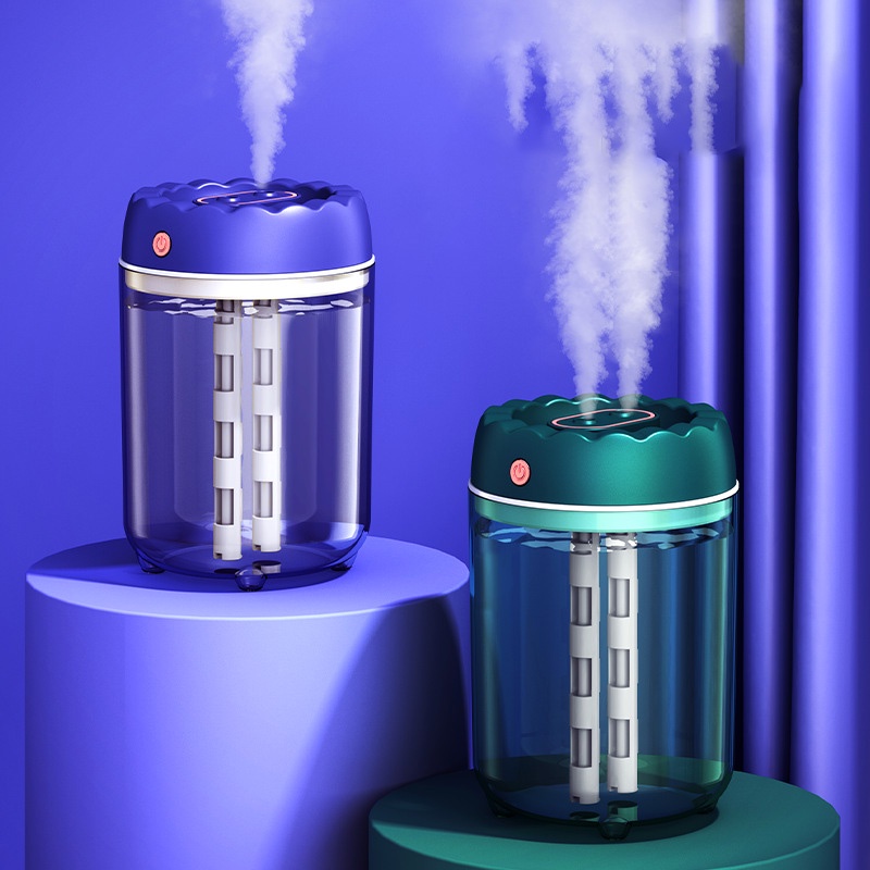 Sada Máy Phun Sương Làm Ẩm Không Khí Hai Đầu Sức Chứa Lớn Không Ồn Cho Phòng Ngủ / Văn Phòng