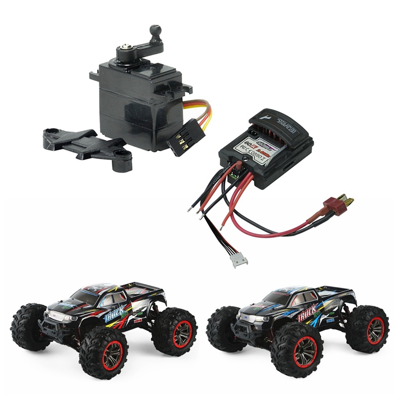 Động Cơ Servo Và ESC 25-ZJ07A 25-ZJ04N 3 Dây Cho Xe Điều Khiển Từ Xa Hosim 9125 Xinlehong XLH 9125 1 / 10