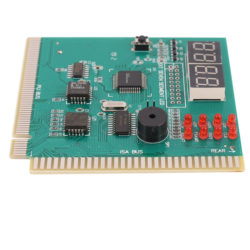 1 Thẻ Bo Mạch Chủ PCI Kiểm Tra Phân Tích 4 Chữ Số Và 1 Keo Tản Nhiệt HY510 10G