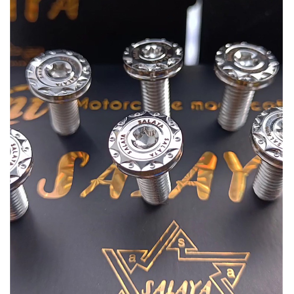 Ốc bông Salaya  inox 6li, 8li sang chảnh