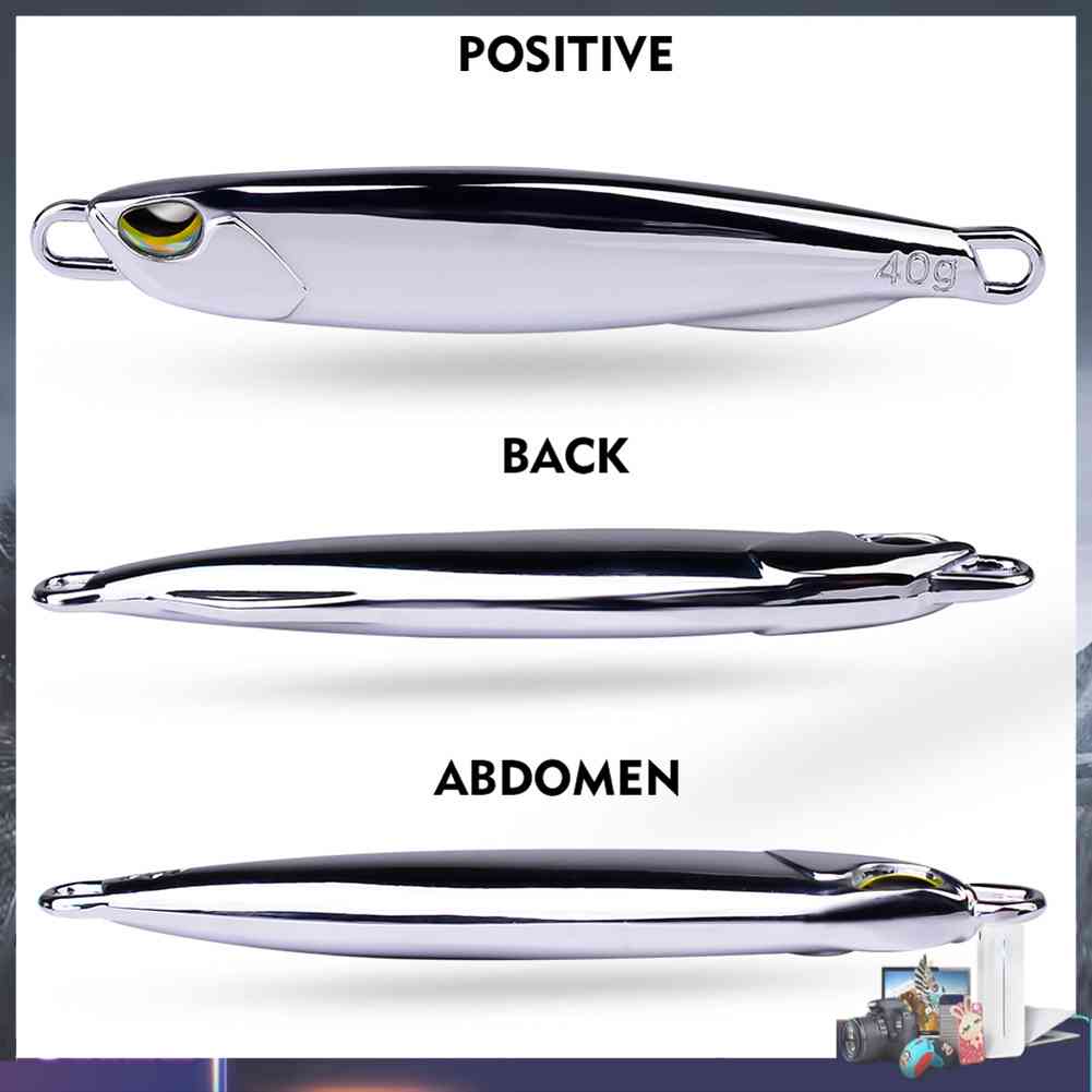 Mồi Câu Cá Giả Bằng Sắt Mạ Điện Tiện Dụng