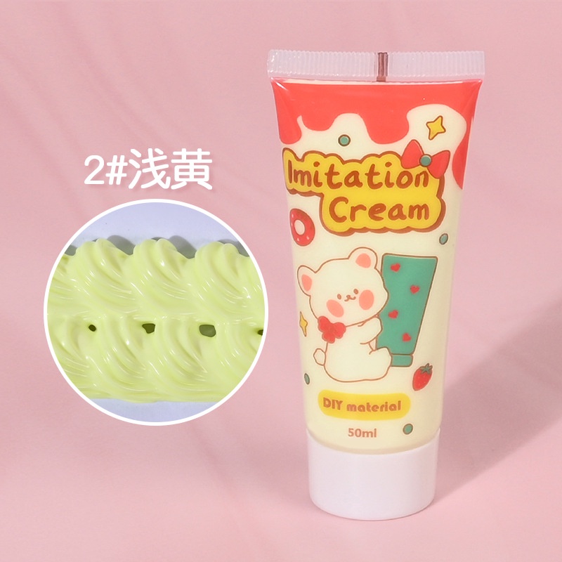 Kem Gooka 50g 31 Màu Tự Làm Kẹp Tóc / Keo Dán