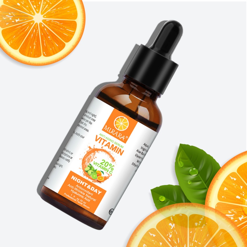 Tinh Chất Vitamin C 30ml Chống Lão Hóa Dưỡng Ẩm Làm Trắng Sáng Da Kiềm Dầu Chống Oxy Hóa Se Khít Lỗ Chân Lông