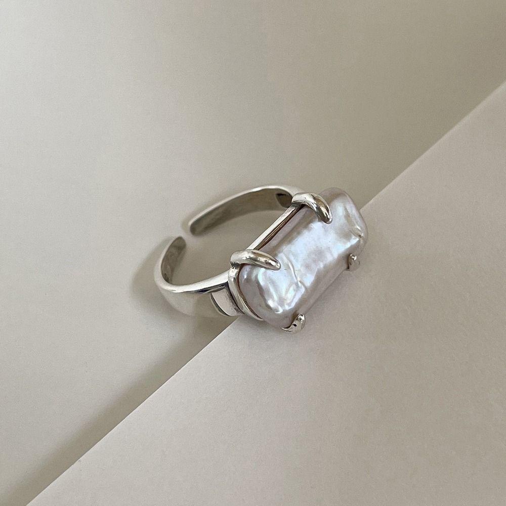 Nhẫn Hở Hình Nơ Bằng Đồng Đơn Giản Phong Cách Hàn Quốc Độc Đáo Có Thể Điều Chỉnh