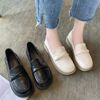 Giày lười da mềm thời trang công sở cho nữ