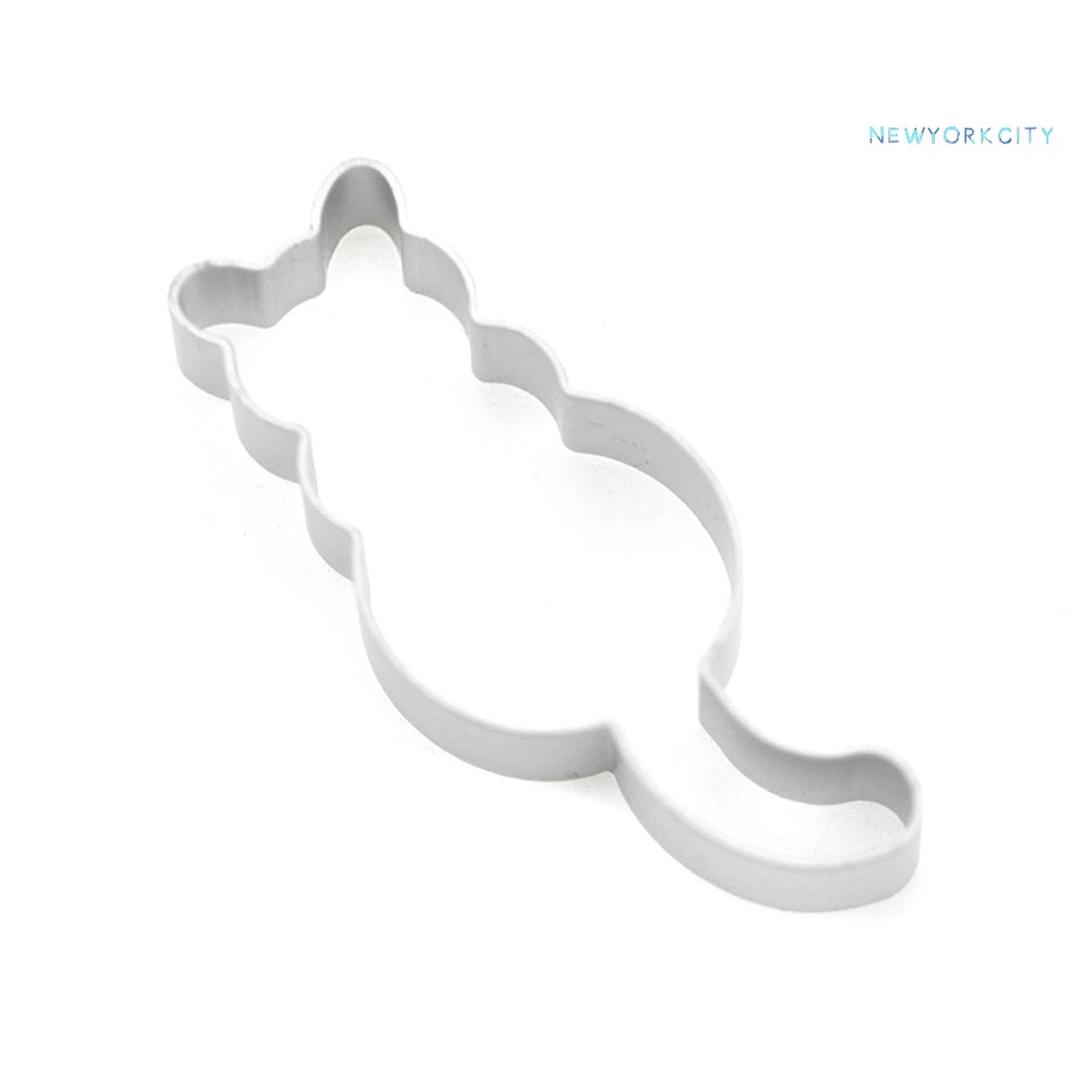 Khuôn Cắt Bánh Hình Mèo Bằng Thép Không Gỉ