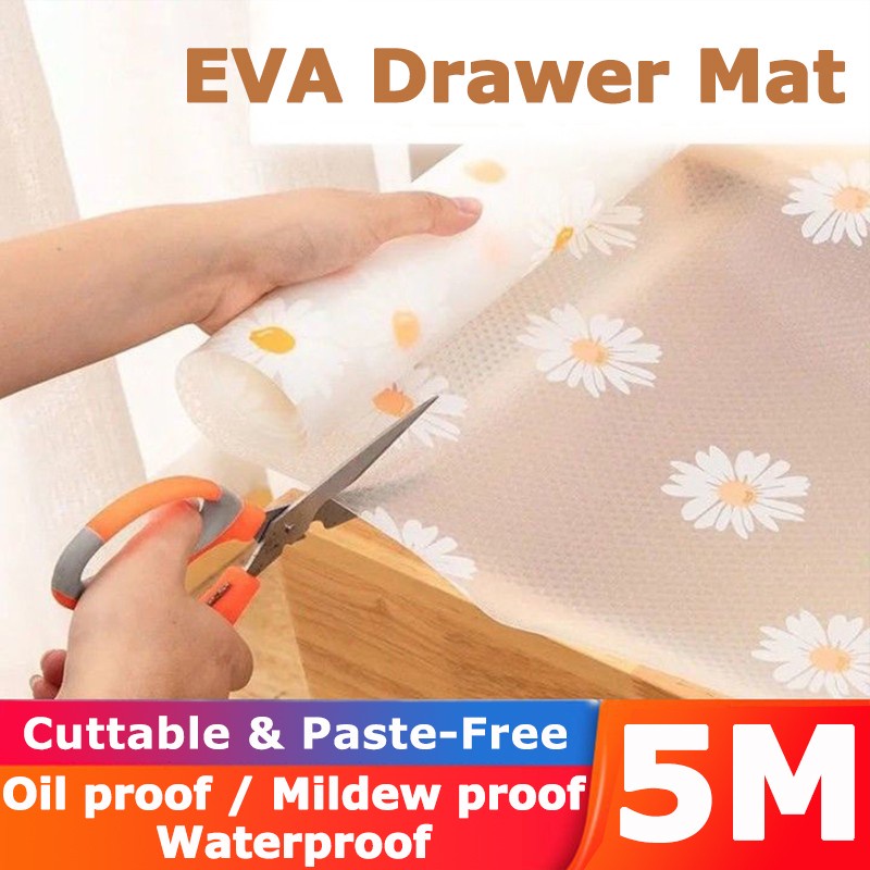 Thảm Lót Ngăn Kéo Nhà Bếp Chống Trượt Chống Thấm Nước Đa Năng 5m