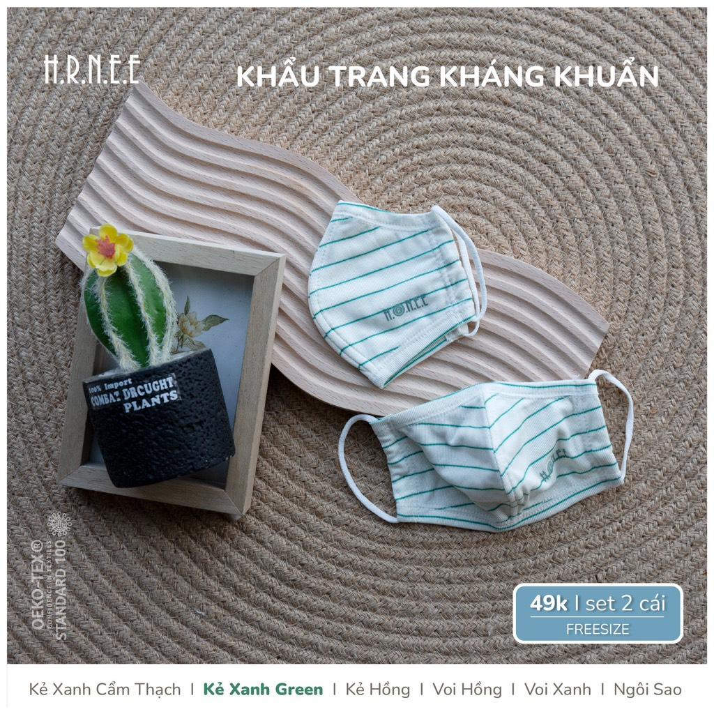 Set 2 khẩu trang Hrnee cho bé