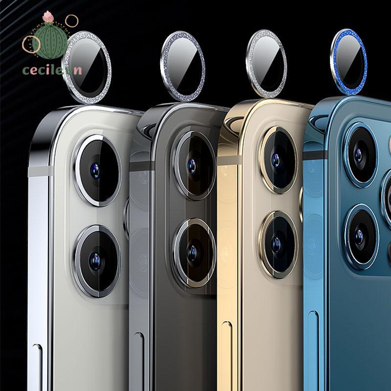 Kính cường lực viền kim loại bảo vệ mắt Camera Kim Loại Cho IP11/ 11 Pro/ 11 ProMax/12/12pro/12promax/12mini-CE