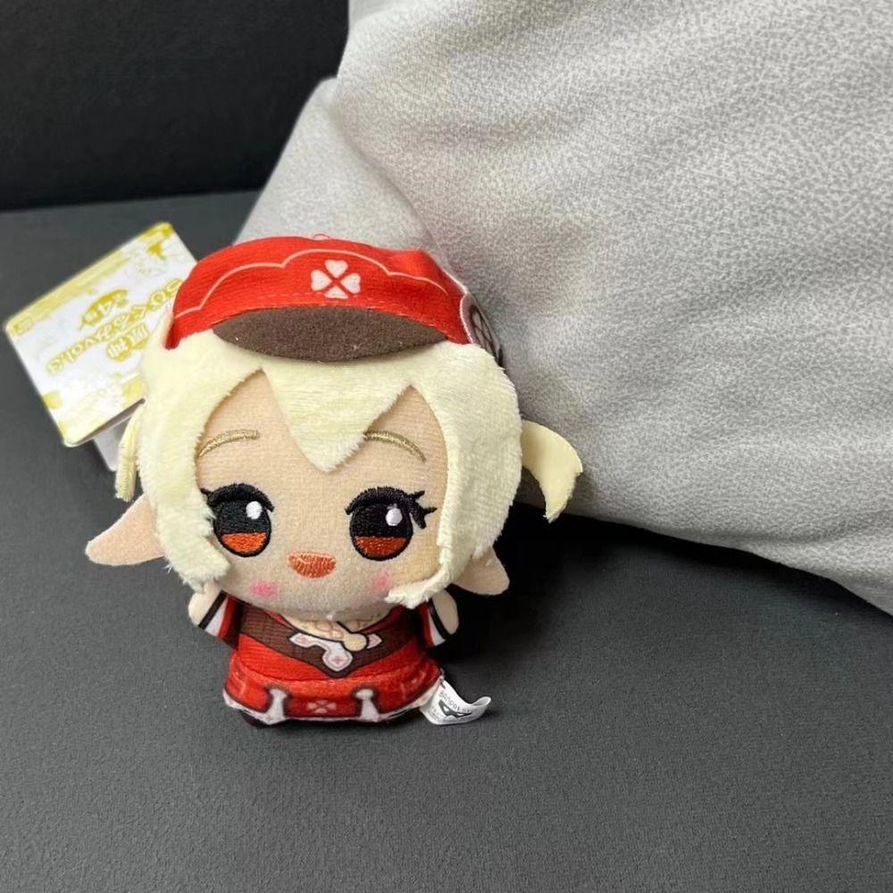 Móc Khóa Hình Búp Bê Genshin Nhồi Bông 10Cm Màu Cầu Vồng Xinh Xắn