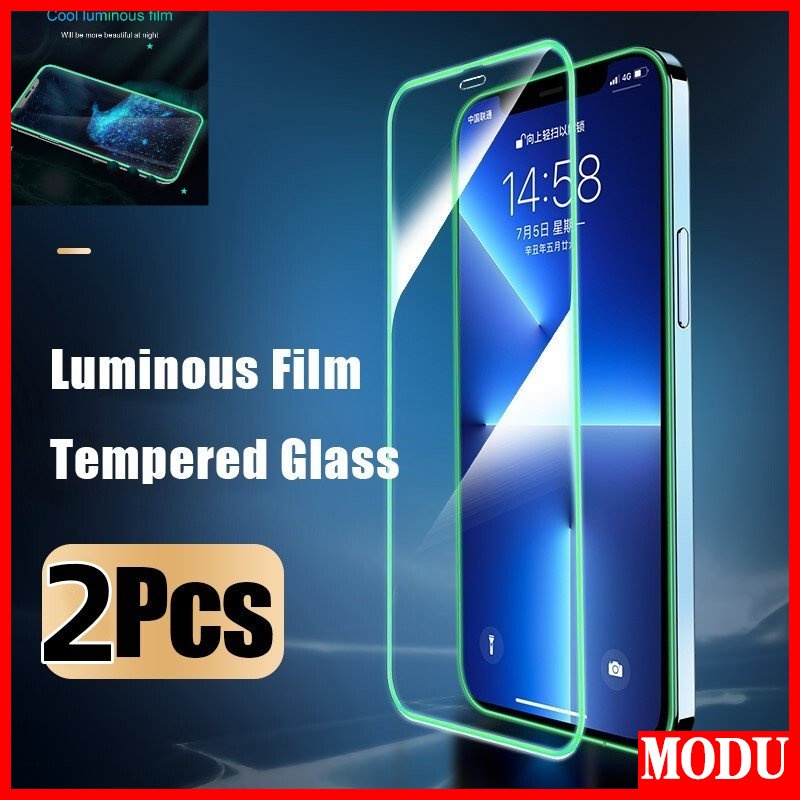 1-2 Kính Cường Lực Dạ Quang Cho Infinix SMART 5 4 3 HD 3 PLUS X612 X627 X650 X653 X657 HOT 9 10 11 X PLAY S5 PRO X520