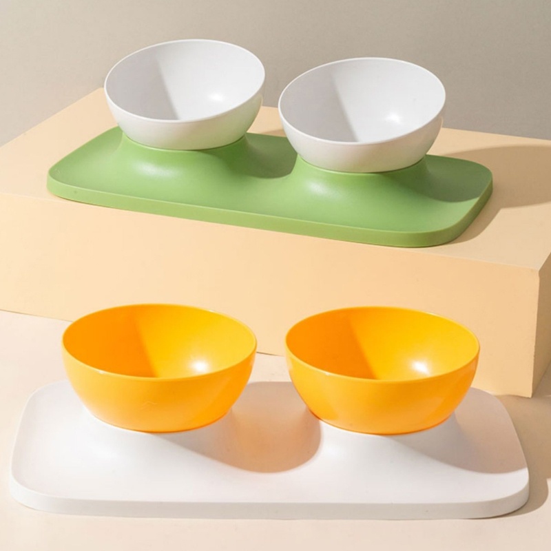 Lucky Tô Đựng Thức Ăn Cho Chó Mèo Nghiêng Nghiêng Chống Trượt Dễ Dàng Sử Dụng