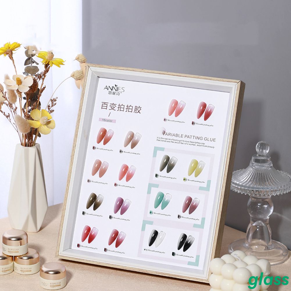 Sơn Móng Tay Gel 16 Màu Gradient Dày Không Cần Rửa Keo Dán Sơn Chất Lượng Cao