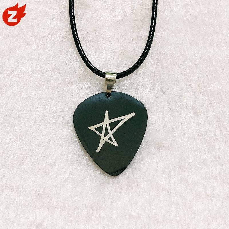 1 Miếng Gảy Đàn Guitar Bằng Thép Không Gỉ Hình Ngôi Sao