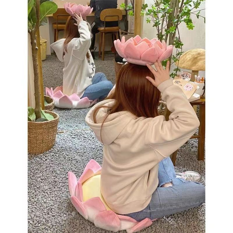 Gối Đệm Ngồi Hình Hoa Sen Độc Đáo