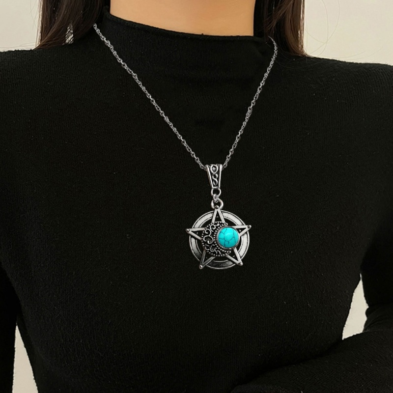 Vòng cổ Mặt Trăng Sao Màu Sắc Thời Trang Cho Nữ