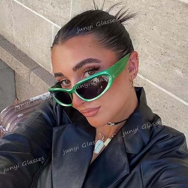 Kính Mát Vuông Nhiều Màu Sắc Phong Cách Punk Thể Thao Cho Nam Và Nữ Y2K