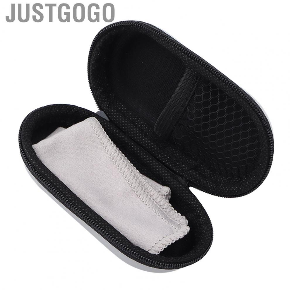 Justgogo Multifunctional Hearing Aid Case High Capacity Plastic Compact Convenient Exquisite Design Hearing Aid Protection Box
