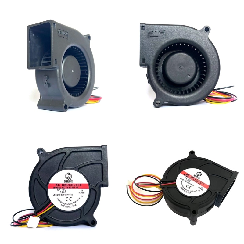 Quạt Thổi Khí 7530 12V 3.6W 5000RPM Dùng Cho Tiệc Nướng BBQ