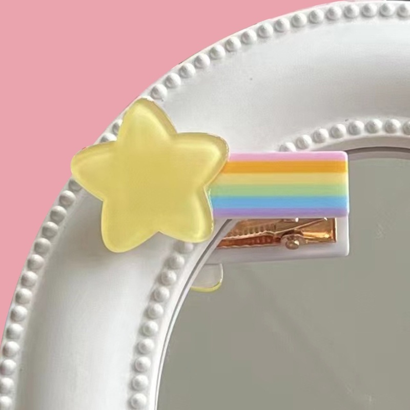 Kẹp Tóc Hình Ngôi Sao Mỏ Vịt Dễ Thương Thời Trang Xuân Hè Cho Bạn Gái