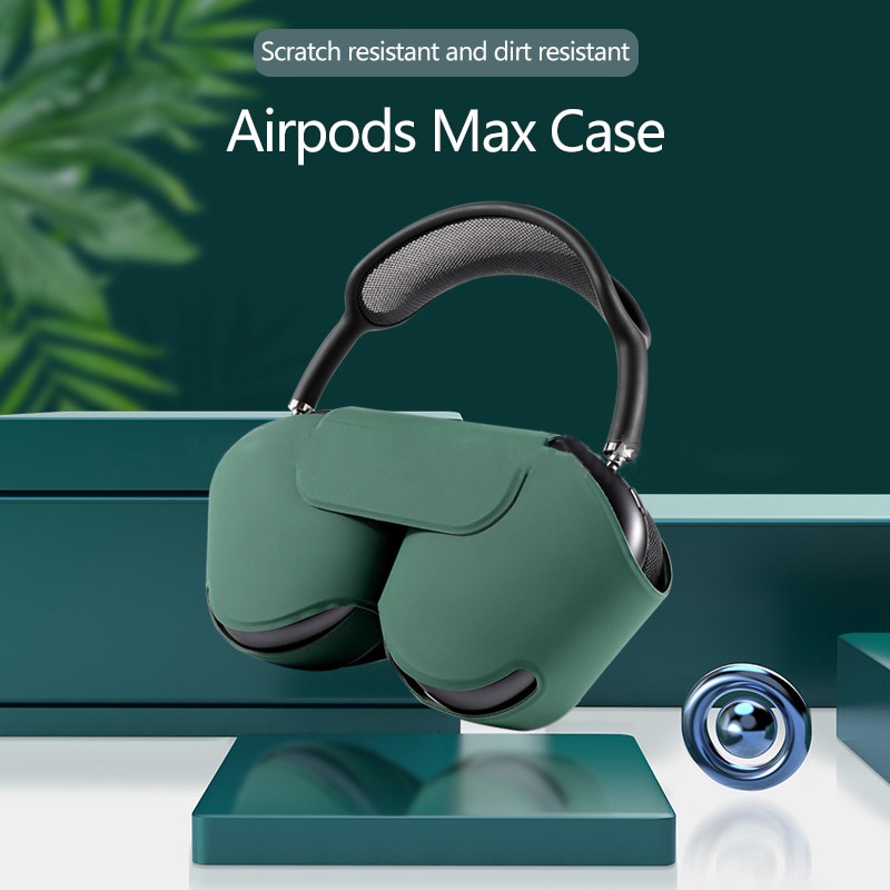 Vỏ bảo vệ hộp sạc tai nghe FONKEN bằng da mềm thoải mái thích hợp cho Airpods Max