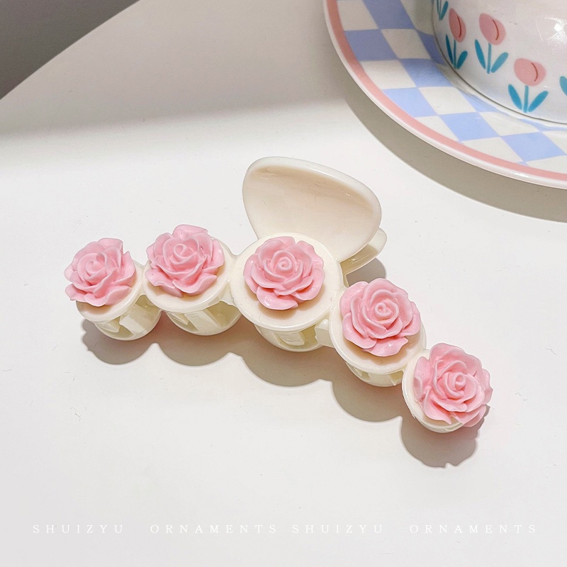 Kẹp Tóc Cá Mập Bằng Acrylic Đơn Giản Thời Trang