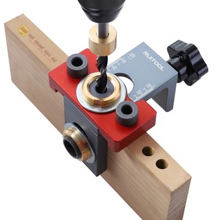 Bộ cữ khoan ốc cam liên kết chốt gỗ tròn kèm mũi khoan gỗ 8 10 15mm