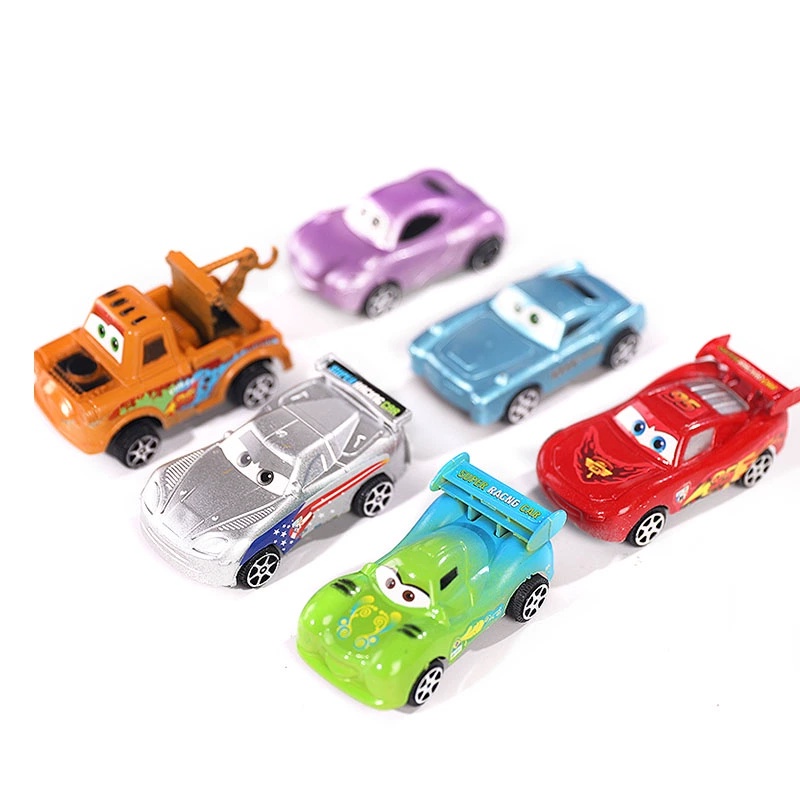 Set 6 Đồ Chơi Xe Ô Tô Pixar Cars 2 3 Lightning McQueen Mater Jackson Storm Ramirez