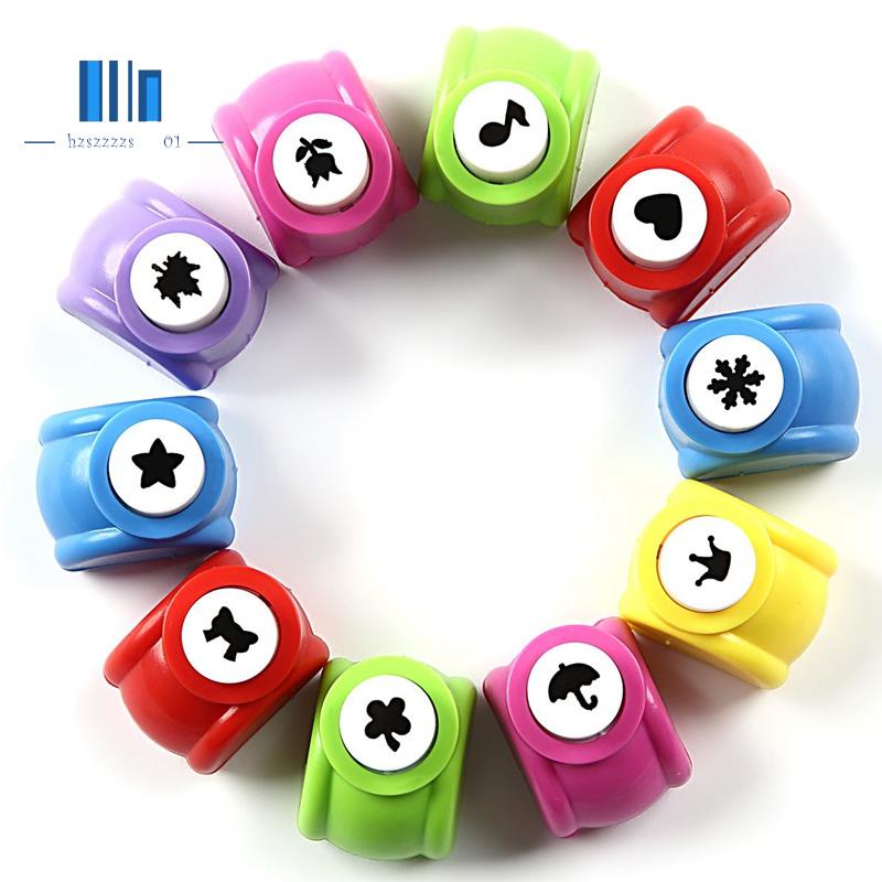 Paper Punch Scrapbook Punches Set Of 10 Paper Punch Handmade Hole Puncher Hand Press Shapes Craft Printing Shaper Puncher , Christmas Tree