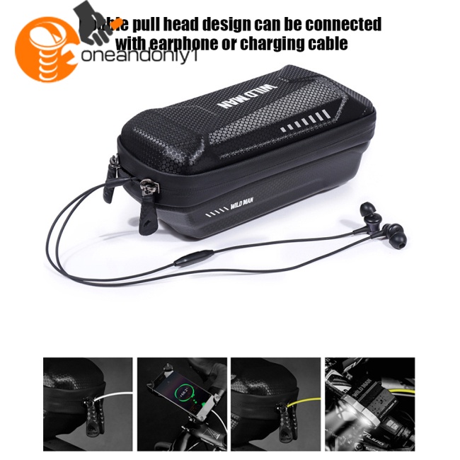 Túi Cứng 1l Đựng Đồ Gắn Ghi Đông Xe Đạp Điện M365 / M365 Pro