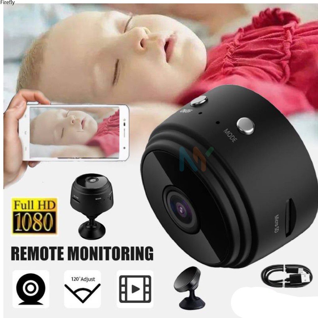 Coza Camera An Ninh A9 Camera Gián Điệp Giấu Kín Siêu Nhỏ Với Tầm Nhìn Ban Đêm Full Hd 1080P Hỗ Trợ Với Nam Châm Hoạt Động Không Có Wifi Hỗ Trợ Pin Micro Sd Hỗ Trợ Bộ Nhớ