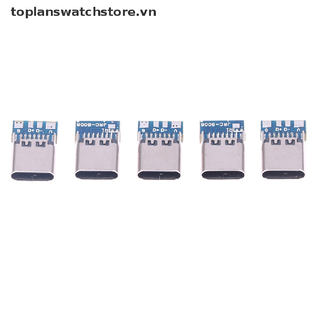 Set 5 Dây Cáp Hàn Type-C 14P Với Bảng Mạch PCB