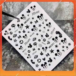 Sticker gấu mickey dán móng - phụ kiện nail - Phụ kiện Nails