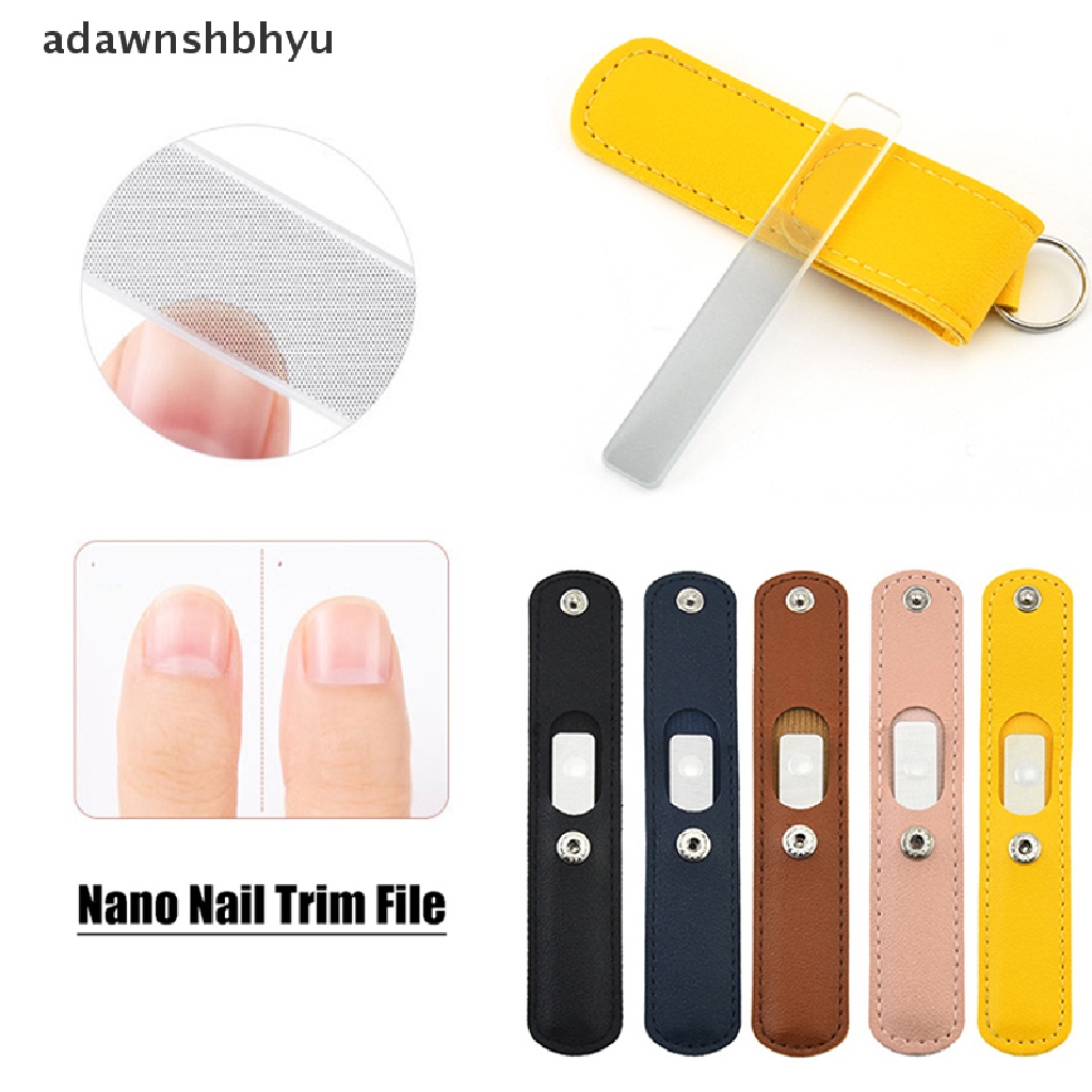 Dụng Cụ Dũa Móng Tay Hai Mặt Bằng Nano Và Da Tiện Dụng