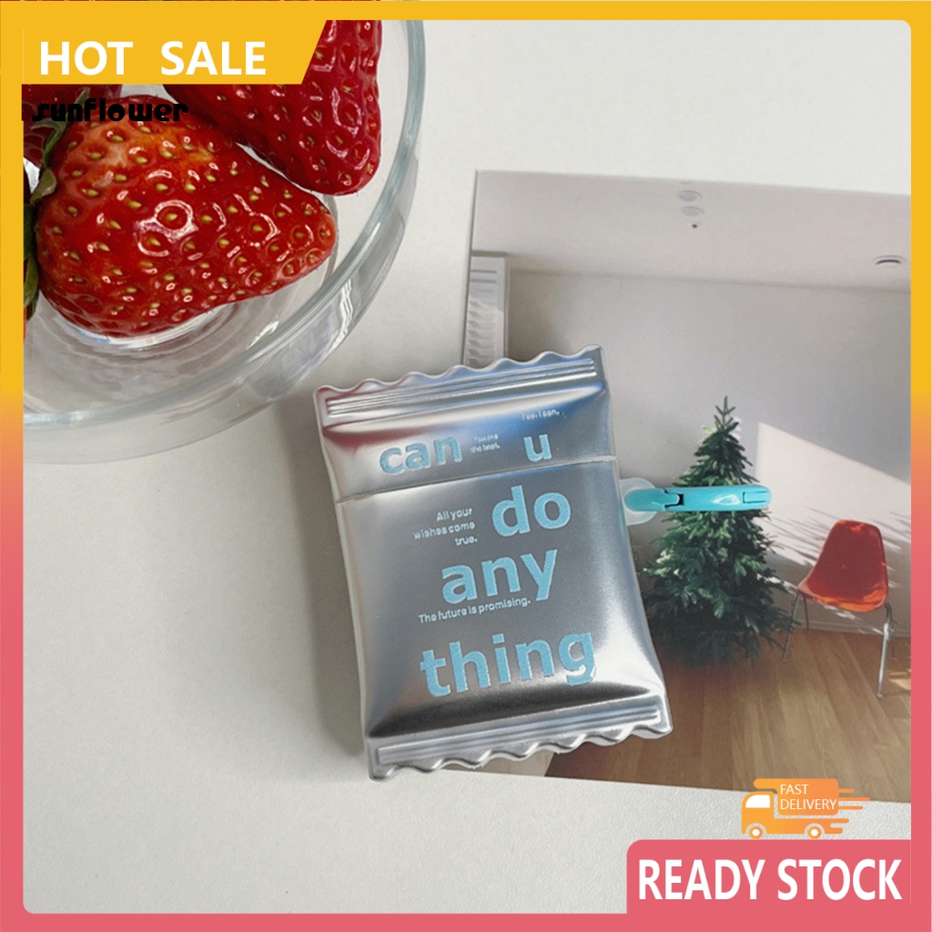 Vỏ Bảo Vệ Hộp Sạc Tai Nghe AirPods 1 / 2 / 3 / Pro / Pro 2 Hình Túi Kẹo Đơn Giản Sáng Tạo