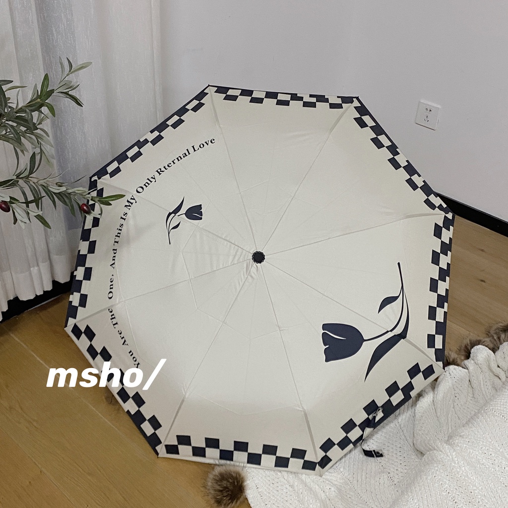 Dù che nắng Chính hãng msho cao cấp phong cách đàn piano Pháp ô dù che nắng mưa kép che nắng cho nữ đơn giản chống nắng