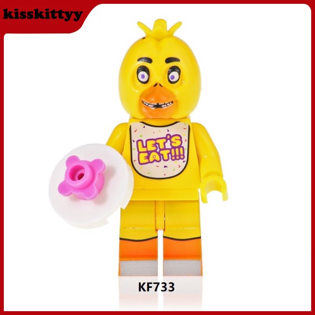 Kisskittyy   Lego FNAF Building Blocks Foxy Chica Bonnie Five Nights At Freddy Figures Toy Puzzle Toy