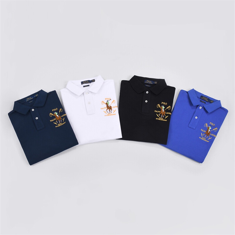 Áo polo NgắN Tay Thêu Logo Ralph Laurensn Cho Nam