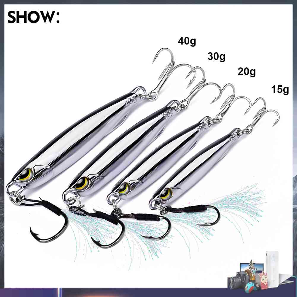 Mồi Câu Cá Giả Bằng Sắt Mạ Điện Tiện Dụng