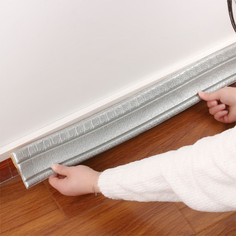 1 Cuộn Dây Dán Tường 3D Tự Dính 2.3m * 5cm