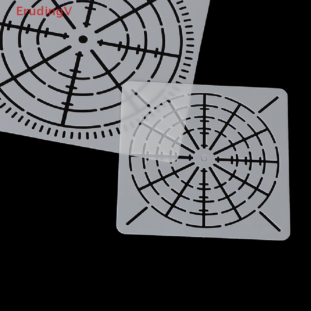 [ErudingV] DIY 12PCS Reusable Mylar Mandala Dotg Paing Stencils Templates Craft Tools [NEW]